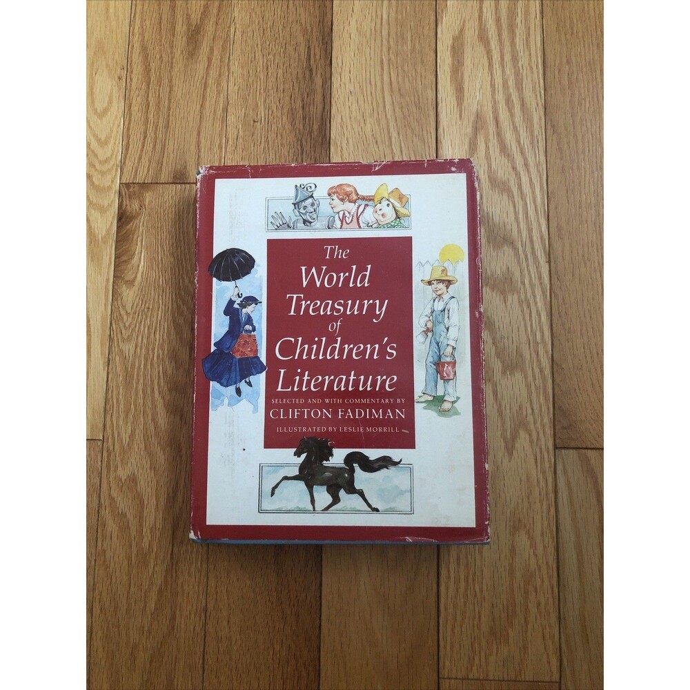 The World Treasury of Children’s Literature (1985) Clifton Fadiman Hardcover VTG
